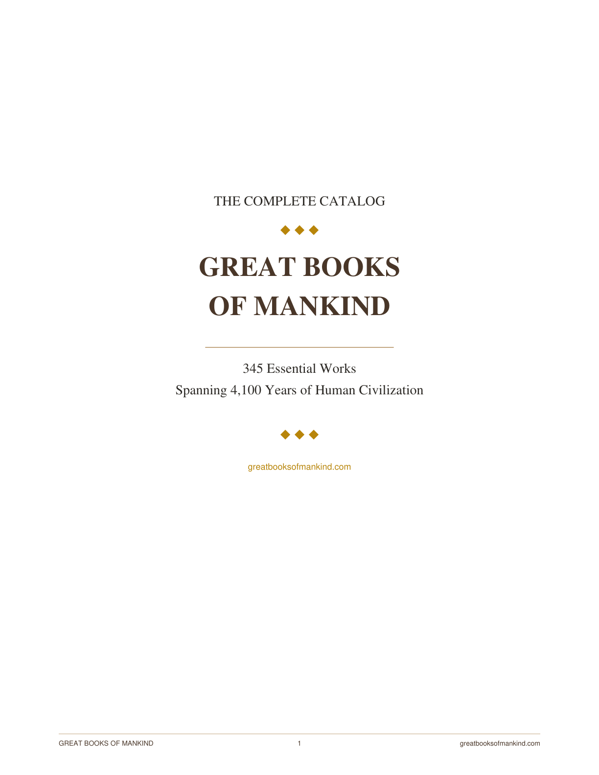 Preview of The Complete Catalog E-Book